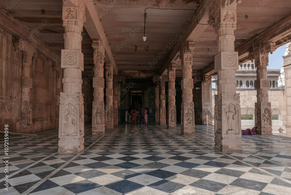 Rangnath Mandir is one of the largest temples in Vrindavan. India Rangnath Mandir is one of the largest temples in Vrindavan. India