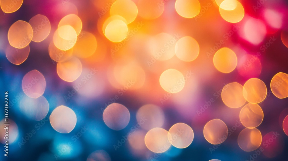 Beautiful Bokeh Effect with Colorful Lights Creating a Dreamy Background for Celebrations, Decorations, and Creative Design Needs Beautiful Bokeh Effect with Colorful Lights Creating a Dreamy Background for Celebrations, Decorations, and Creative Design Needs