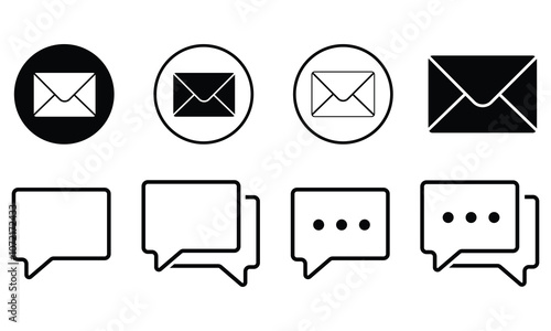 Instant Message Notification Icon for Real-Time Communication and Alerts.