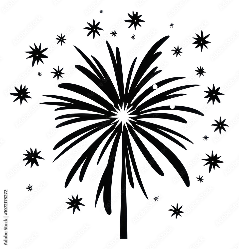 PNG Fireworks logo icon silhouette white background celebration. PNG Fireworks logo icon silhouette white background celebration.