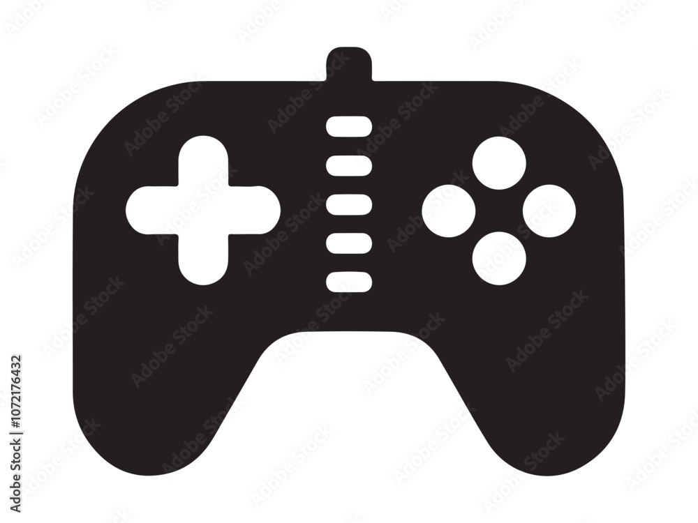 Wireless Game Controller on a white background Wireless Game Controller on a white background