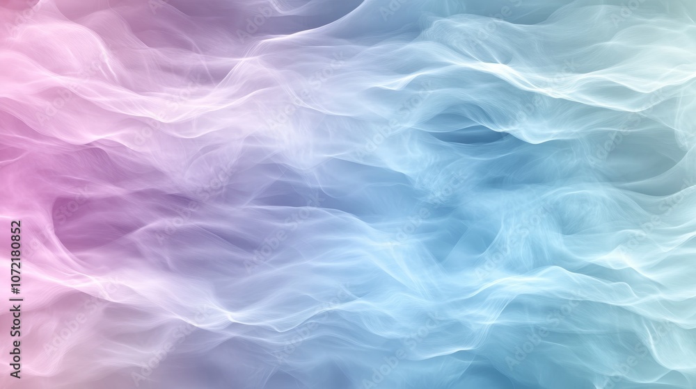 Obraz premium Dreamy pastel smoke, abstract background with soft swirling colors and ethereal atmosphere