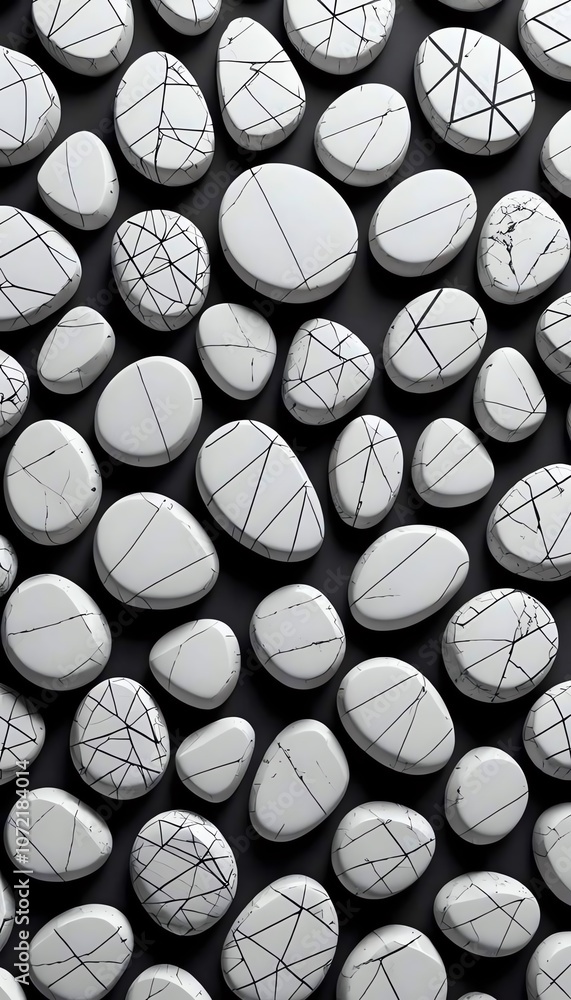 Explore the unique beauty of cracked white stones in artistic designs and interior decor Explore the unique beauty of cracked white stones in artistic designs and interior decor