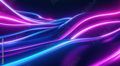 Abstract neon textures resembling flowing energy 