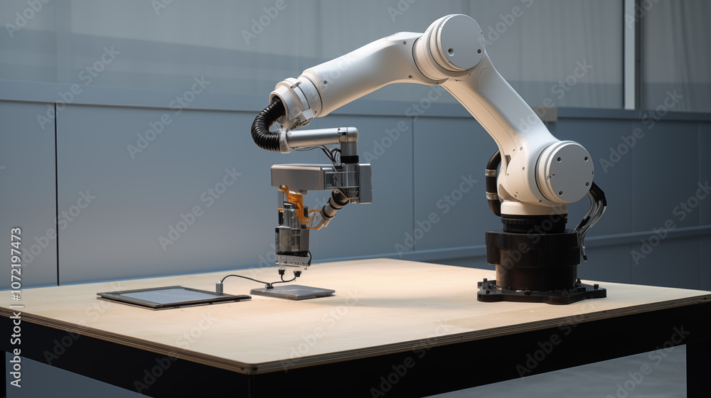 A closer look at the fluid movement and coordination of a collaborative robotic hand. A closer look at the fluid movement and coordination of a collaborative robotic hand.