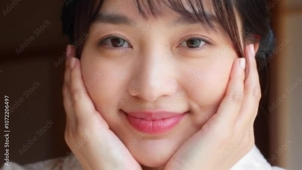 very beautiful asian women expression very adorable and cute very beautiful asian women expression very adorable and cute