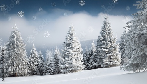 Wallpaper Mural Christmas. 3D. White Christmas Torontodigital.ca