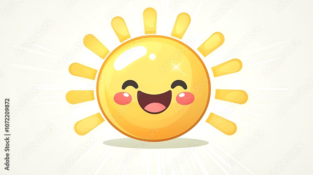 Cheerful Cartoon Sun Character with Joyful Expression and Radiant Rays Ideal for Vector Game Art and Bright Illustrations Perfect for Various Creative Projects Cheerful Cartoon Sun Character with Joyful Expression and Radiant Rays Ideal for Vector Game Art and Bright Illustrations Perfect for Various Creative Projects