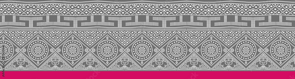 seamless beautiful wallpaper cards border design floral leaf vintage ornament Victorian geometric ethnic print paisley pattern