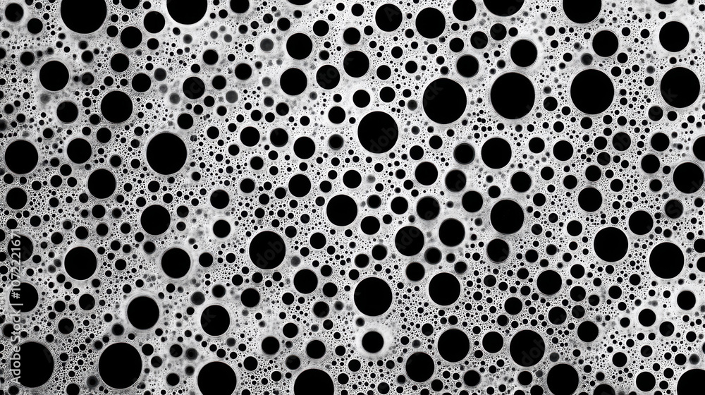 Abstract black circles pattern on white background: modern geometric design Abstract black circles pattern on white background: modern geometric design
