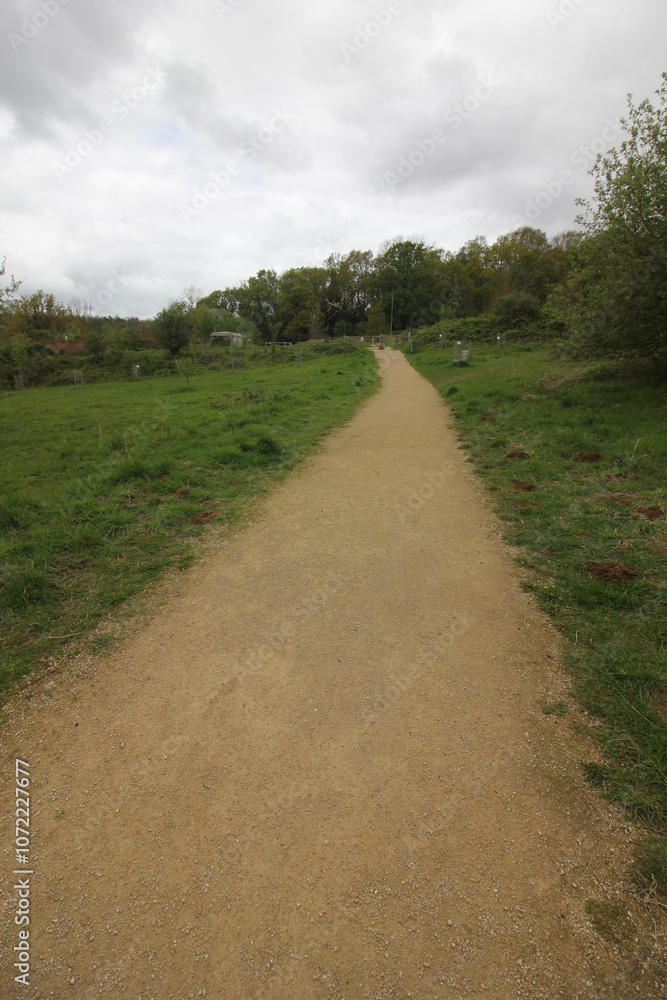 Queens Hill Costessey Norwich, United Kingdom, April 24, 2024. Views from Queens Hill Forest Queens Hill Costessey Norwich, United Kingdom, April 24, 2024. Views from Queens Hill Forest