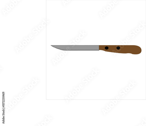 Uensilio de cocina cuchillo de cortar carne copia.eps