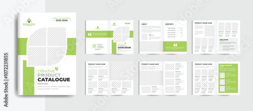 Product catalogue design template and furniture product catalogue