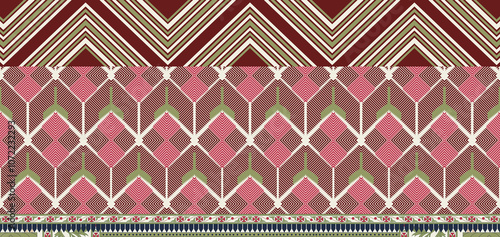 Obraz na płótnie seamless beautiful wallpaper cards border design floral leaf vintage ornament Victorian geometric ethnic print paisley pattern w salonie