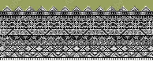 Obraz na płótnie seamless beautiful wallpaper cards border design floral leaf vintage ornament Victorian geometric ethnic print paisley pattern w salonie