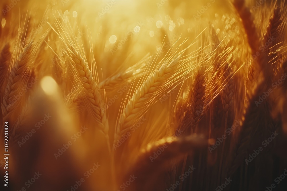 Golden Hour in a Swaying Field of Wheat Golden Hour in a Swaying Field of Wheat