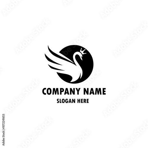 Free vector bird silhouette logo design 