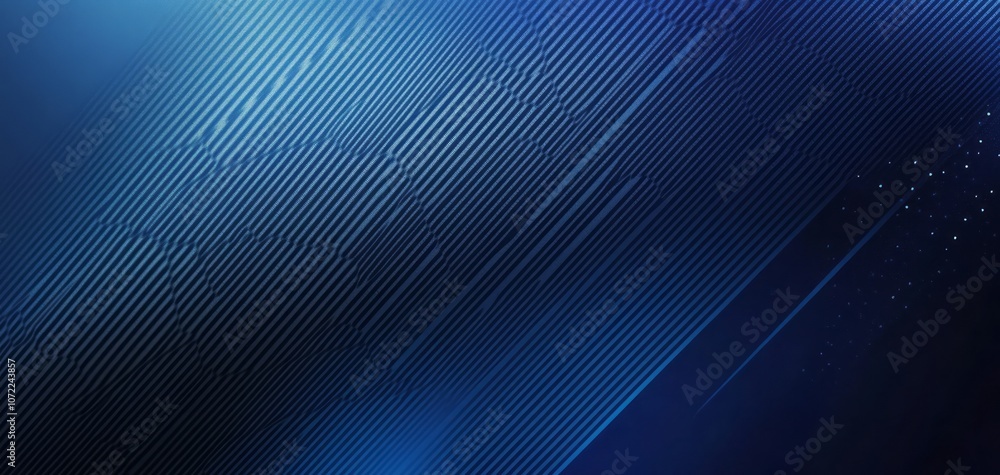 Obraz premium Abstract Blue Pattern with Glimmering Light Streaks