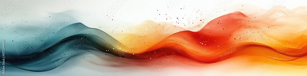 Abstract waves of color flowing in a dynamic and artistic manner. Abstract waves of color flowing in a dynamic and artistic manner.