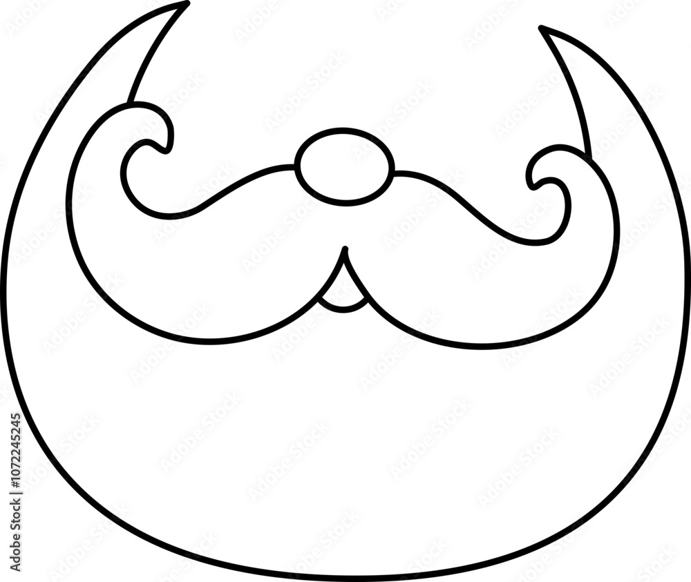Cute santa beard outline vector isolated.
Transparent background. Cute santa beard outline vector isolated.
Transparent background.