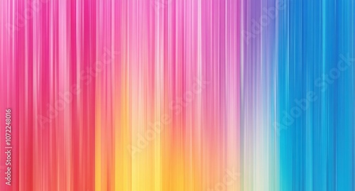 Abstract Rainbow Gradient with Vertical Stripes