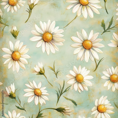 Delicate Daisy Flower Backgrounds