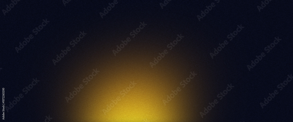 Grainy orange black gradient background, abstract noisy texture, dark banner design spotlight space