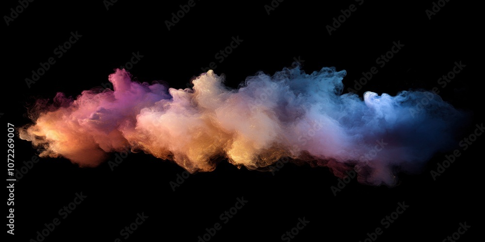 Colorful smoke explosion with vivid magenta, cyan, and gold clouds swirling on a black background, dynamic smoke tendrils, vibrant color particles, ultra-realistic, professional photography Colorful smoke explosion with vivid magenta, cyan, and gold clouds swirling on a black background, dynamic smoke tendrils, vibrant color particles, ultra-realistic, professional photography