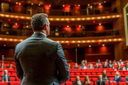 Engaging Keynote Presentation in an Auditorium