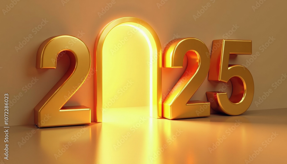 Golden 2025 New Year Design Golden 2025 New Year Design