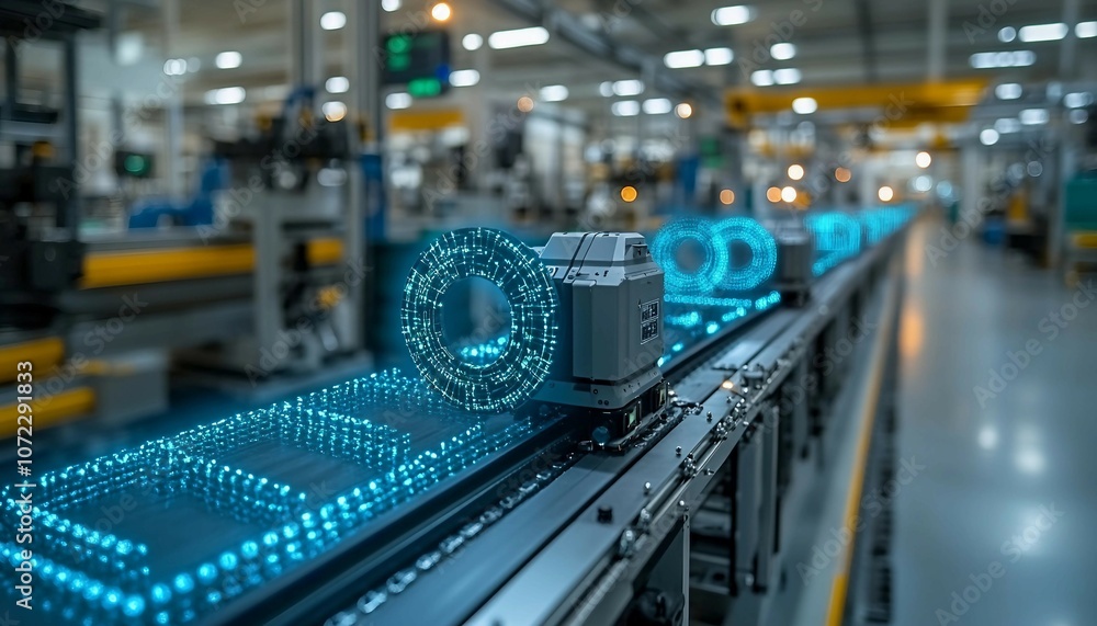 Blockchain-Enhanced Supply Chain Transparency, supply chain powered by blockchain technology, where each product’s journey from raw material to delivery is transparent and traceable. Blockchain-Enhanced Supply Chain Transparency, supply chain powered by blockchain technology, where each product’s journey from raw material to delivery is transparent and traceable.