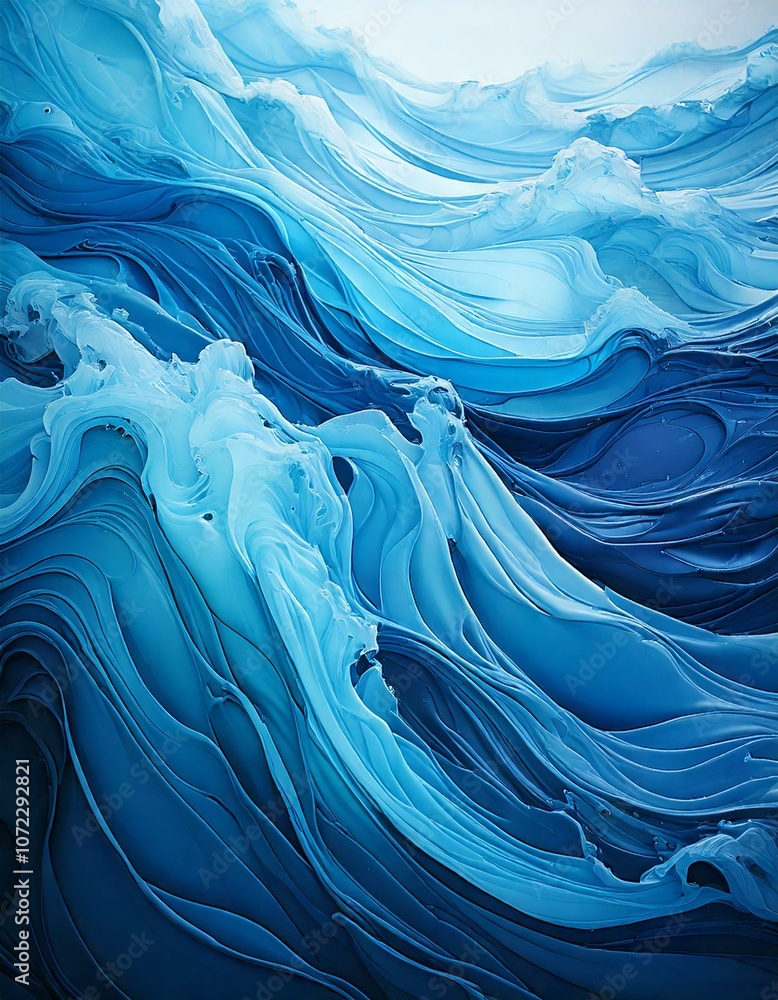 Ocean-Inspired Fluid Art in Blue Tones, Soft Water-Like Textures
Ocean-Inspired Fluid Art in Blue Tones, Soft Water-Like Textures