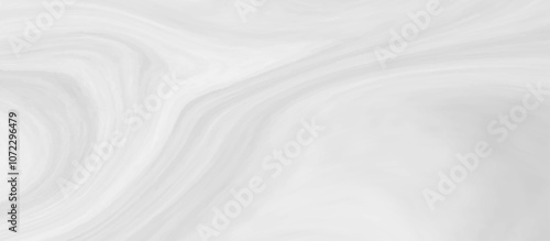 White and grey liquid marble pattern texture natural background.  Liquify Swirl white and gray color art. Beautiful drawing with the divorces and wavy lines in gray tones. 