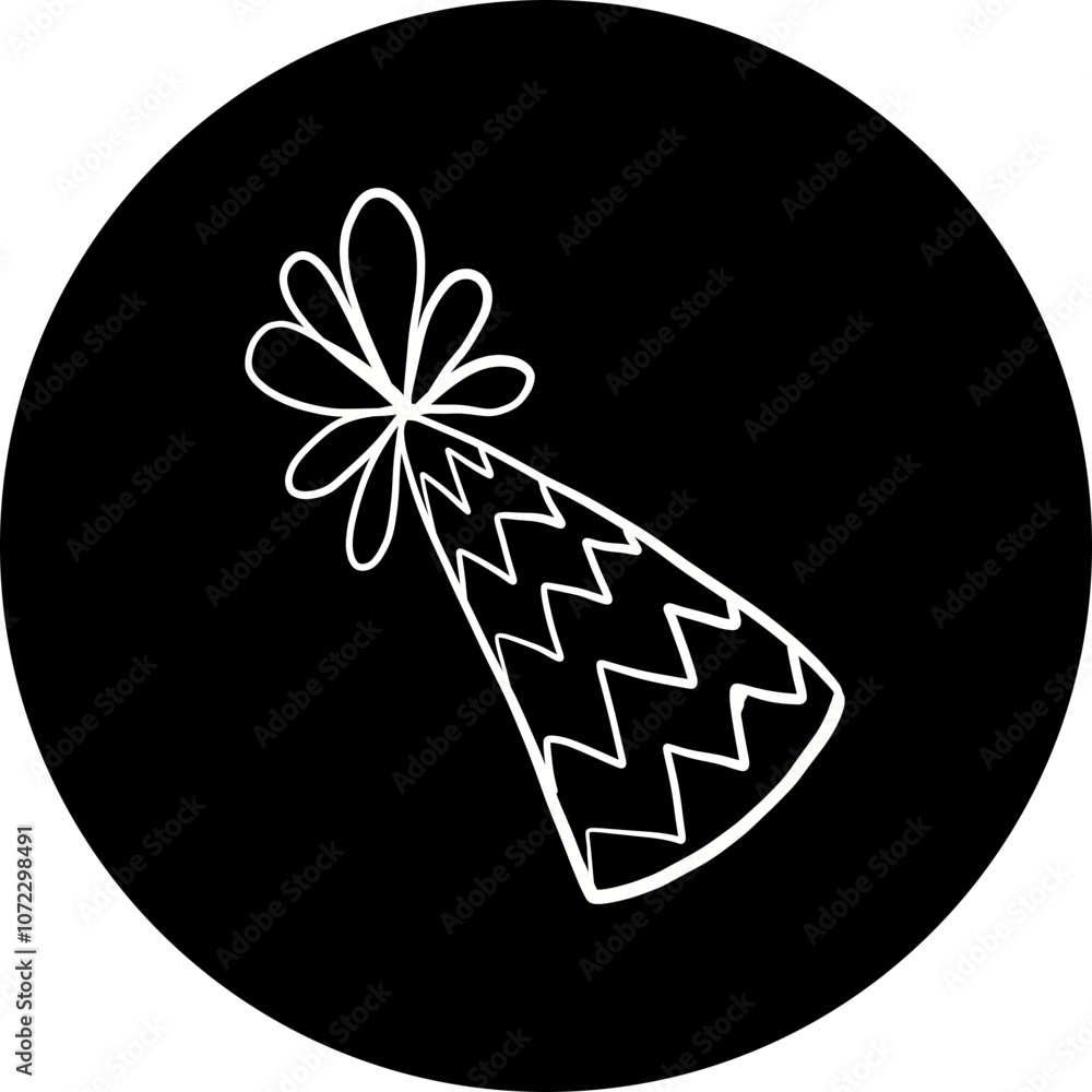 Happy birthday single vector icon Happy birthday single vector icon
