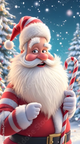 Santa Claus character, Generative AI 