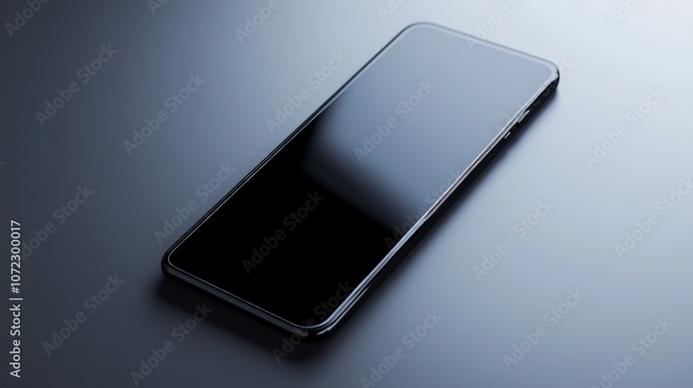 Elegant smartphone mockup showcasing a modern user interface, highlighting the sleek edge-to-edge display, perfect for technology presentations and app showcases Elegant smartphone mockup showcasing a modern user interface, highlighting the sleek edge-to-edge display, perfect for technology presentations and app showcases