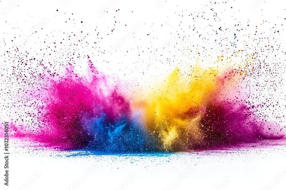 Obraz premium abstract powder splatted background
