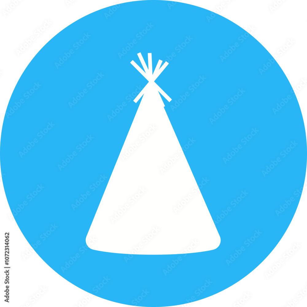 Happy birthday single vector icon Happy birthday single vector icon