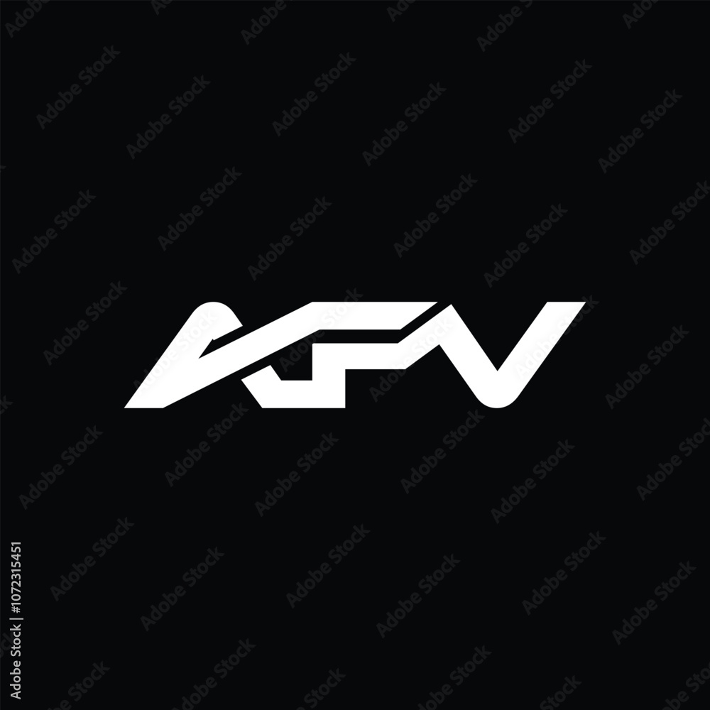 AFV Simple letter logo vector design template. AFV Simple letter logo vector design template.