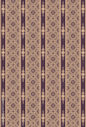 Obraz na płótnie seamless beautiful wallpaper cards all over design floral leaf vintage ornament Victorian ethnic geometric print paisley pattern w salonie