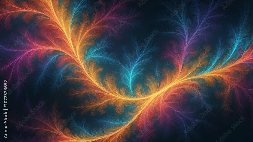 Obraz premium abstract fractal background