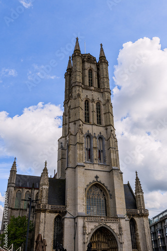 La cathédrale de Saint Bavon de Gand en Belgique