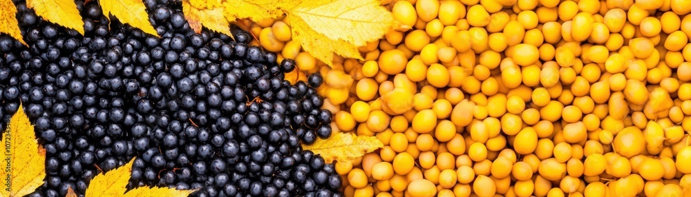 Among Autumn Leaves and Berries Among Autumn Leaves and Berries