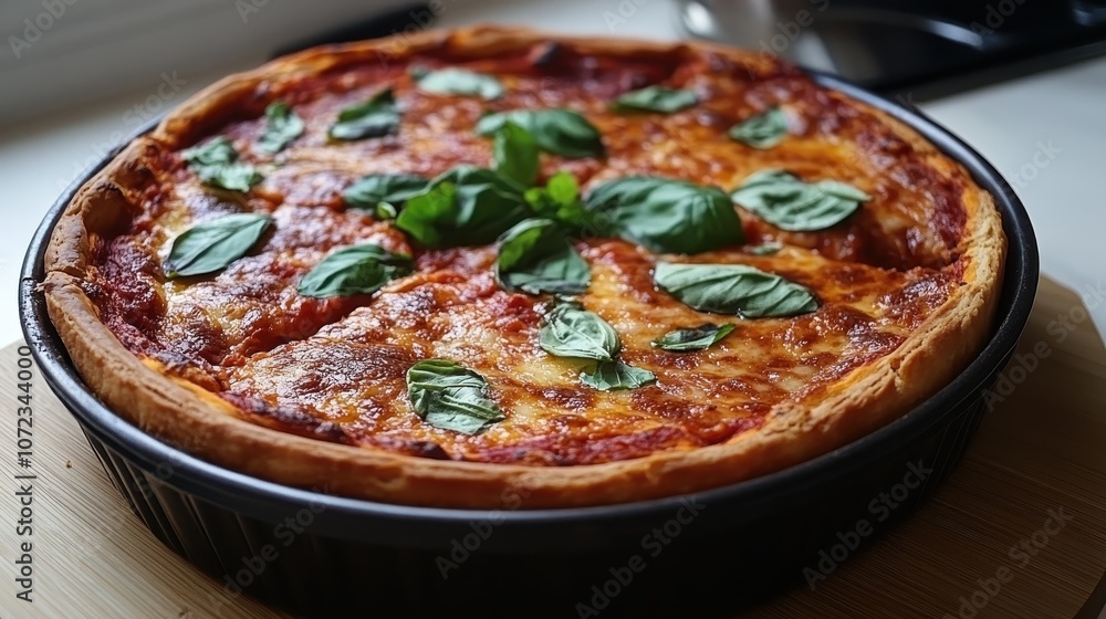 deep dish Chicago style pizza deep dish Chicago style pizza