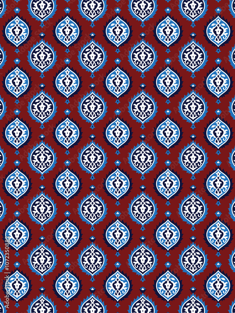 seamless beautiful wallpaper cards all over design floral leaf vintage ornament Victorian ethnic geometric print paisley pattern