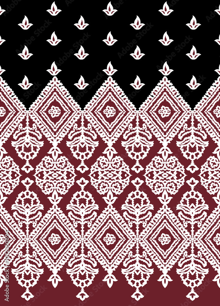 seamless beautiful wallpaper cards border design floral leaf vintage ornament Victorian geometric ethnic print paisley pattern