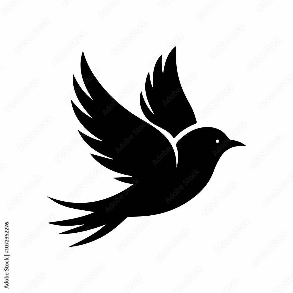 Simple Bird Silhouette Art Simple Bird Silhouette Art