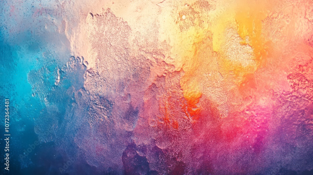 Abstract Colorful Swirls and Splashes of Paint Abstract Colorful Swirls and Splashes of Paint