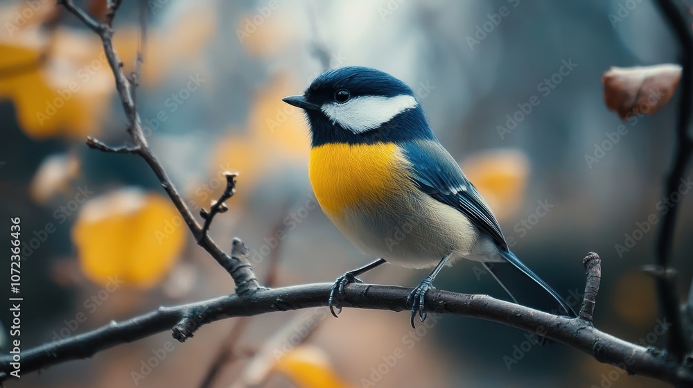 Fototapeta premium bird on stick