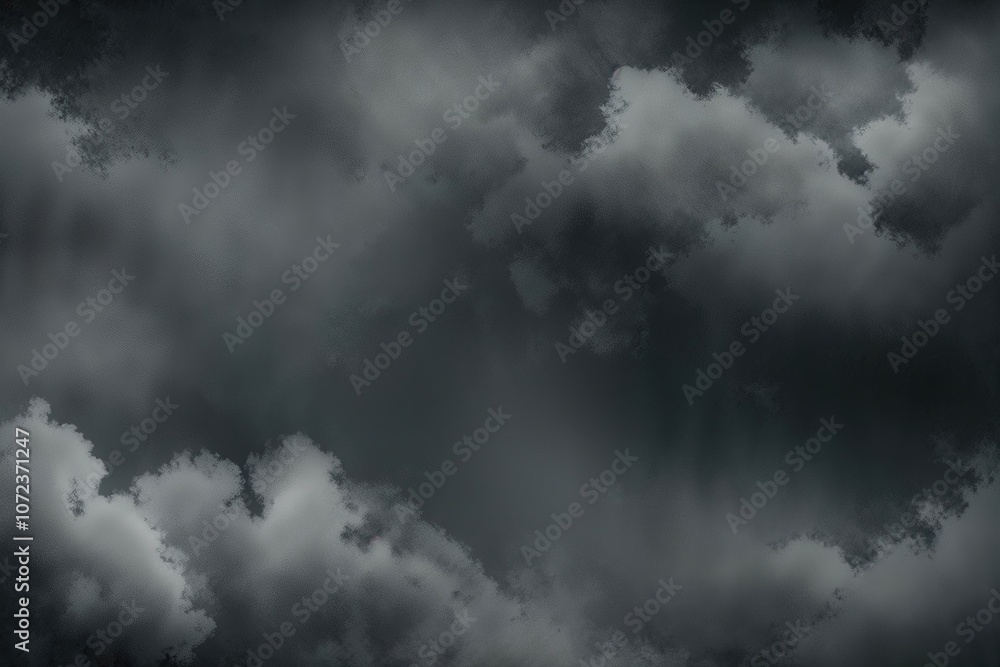 Obraz premium Captivating Dark Grey Clouded Noise Texture Vintage Gradient Backdrop Design